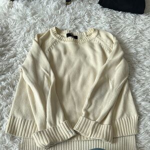 Able cotton ivory sweater